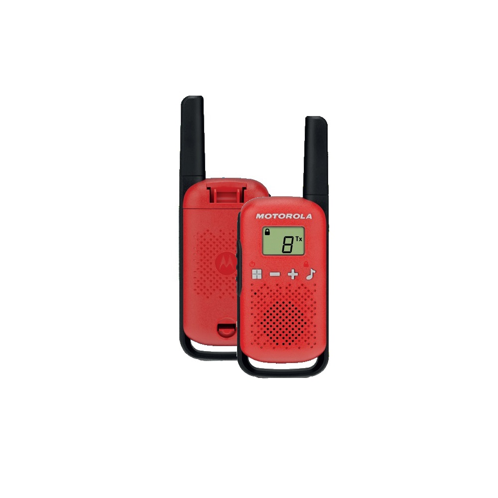 Motorola Talkabout T42 tvåpack röd