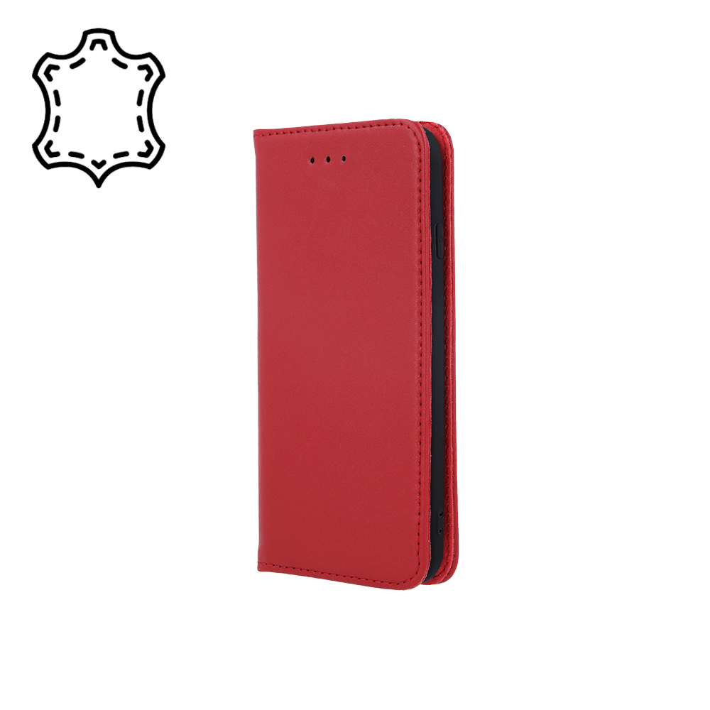 Genuine Leather Smart Pro för iPhone 17 Pro Max maroon