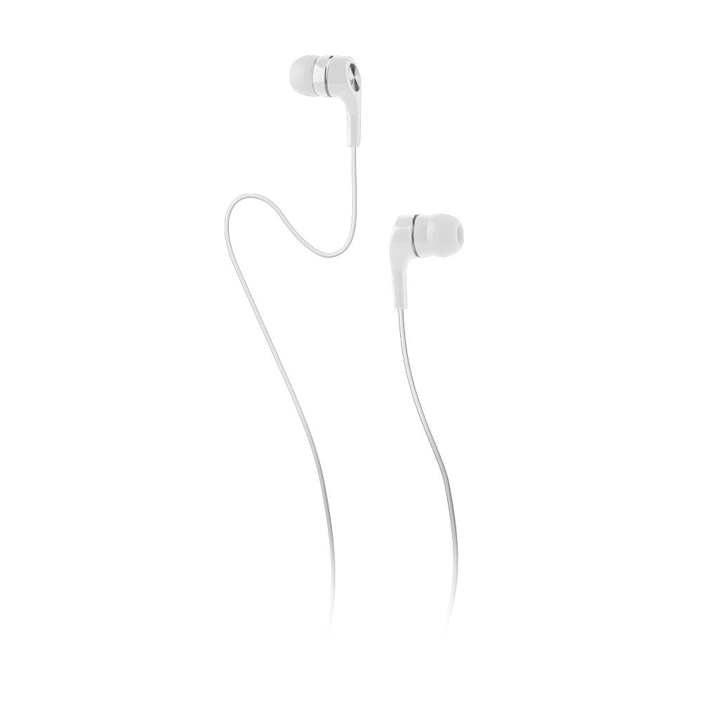 Maxlife wired hörlurar MXEP-01 jack 3,5mm vit