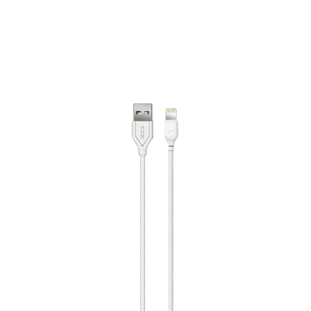 XO kabel NB103 USB - Lightning 1,0 m 2,1A vit