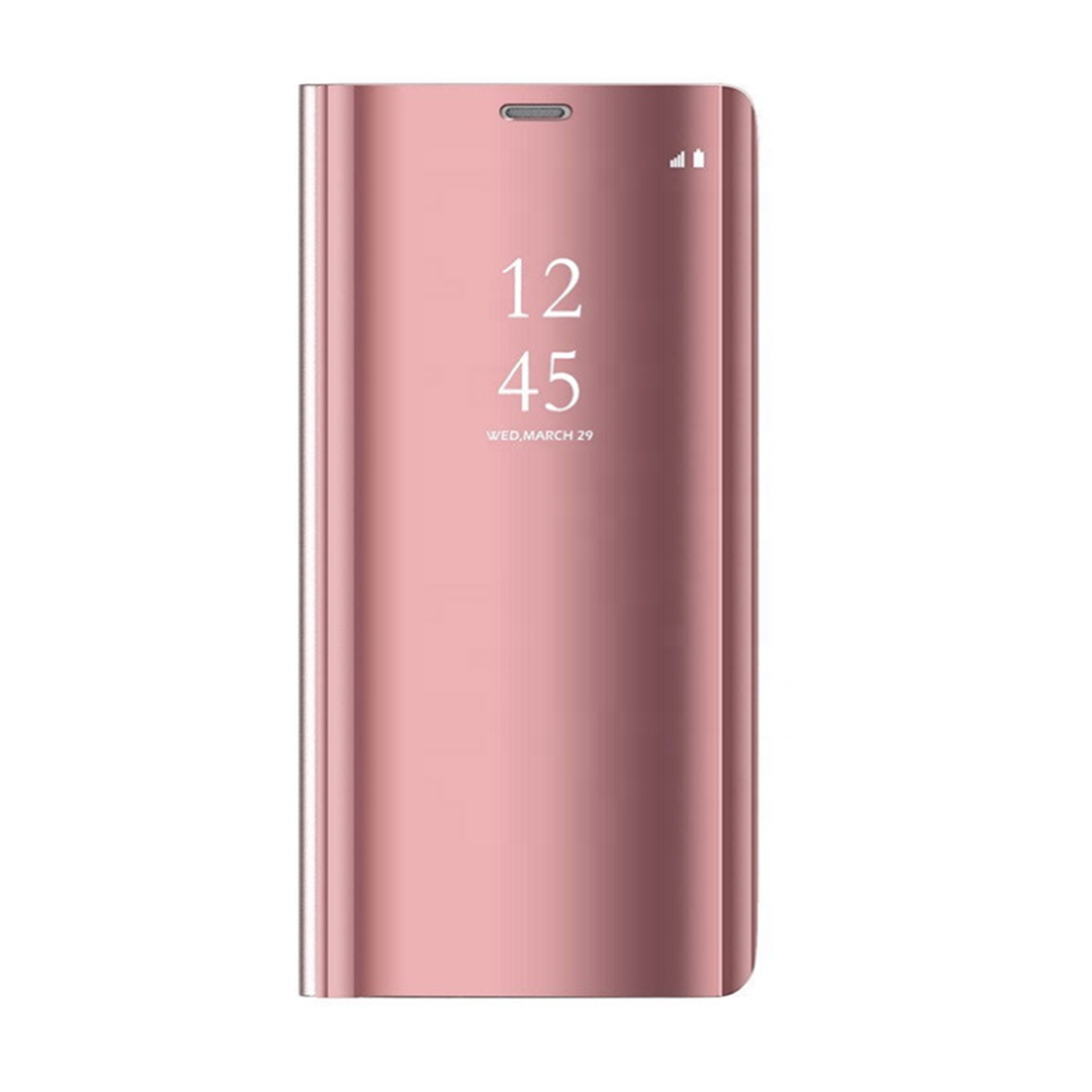 Smart transparent View fodral för Samsung Galaxy S23 FE rosa