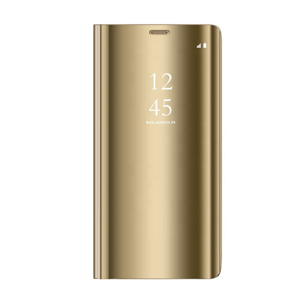 Smart transparent View fodral för Samsung Galaxy S23 FE guld
