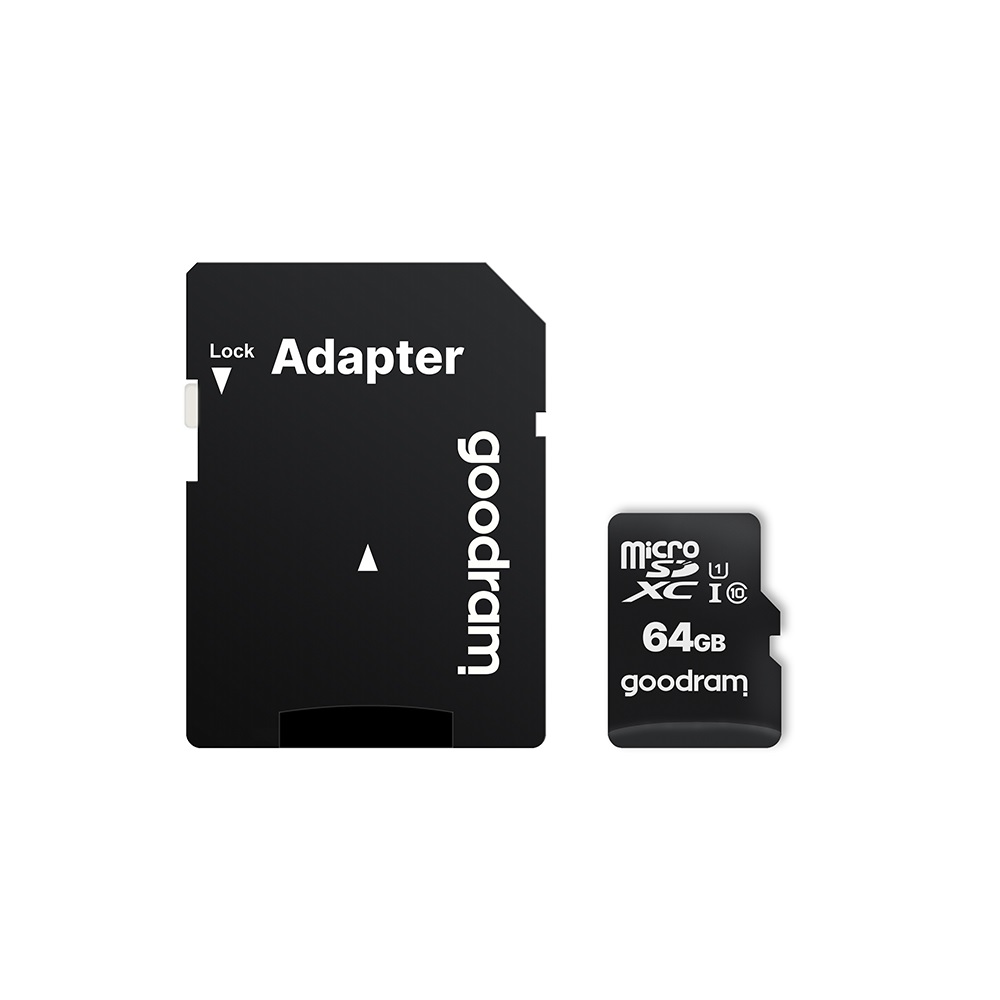 GoodRam memory card 64GB microSDXC cl 10 UHS-I 30 / 15 MB / s + adapter