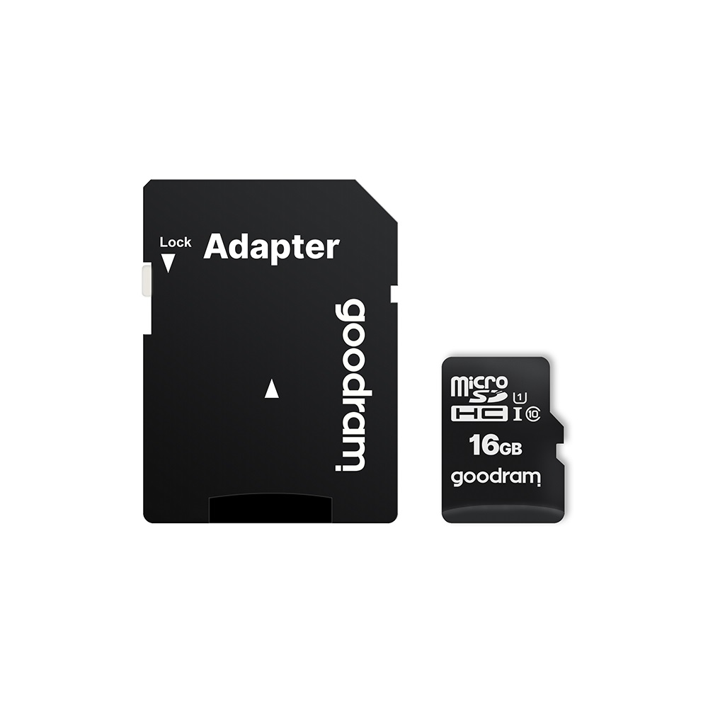 GoodRam memory card 16GB microSDHC cl 10 UHS-I + adapter