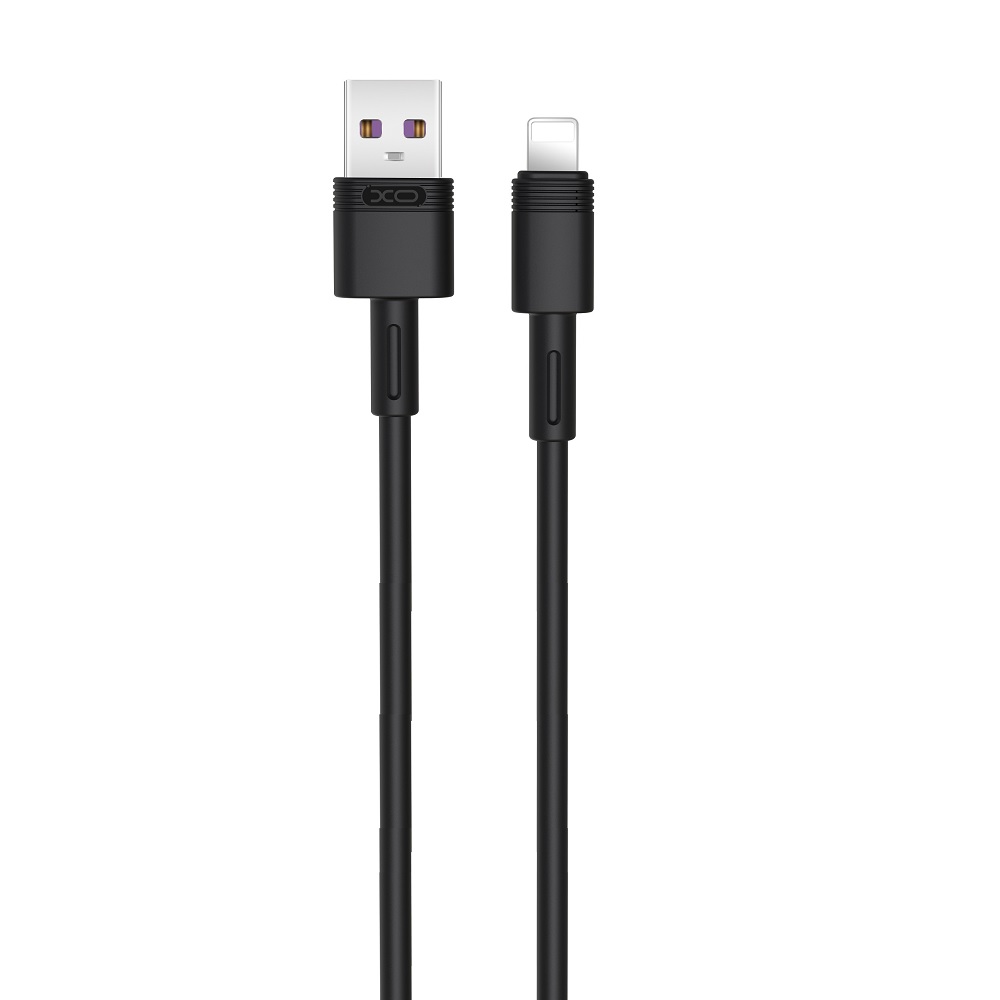 XO kabel NB-Q166 USB - Lightning 1,0 m 5A svart