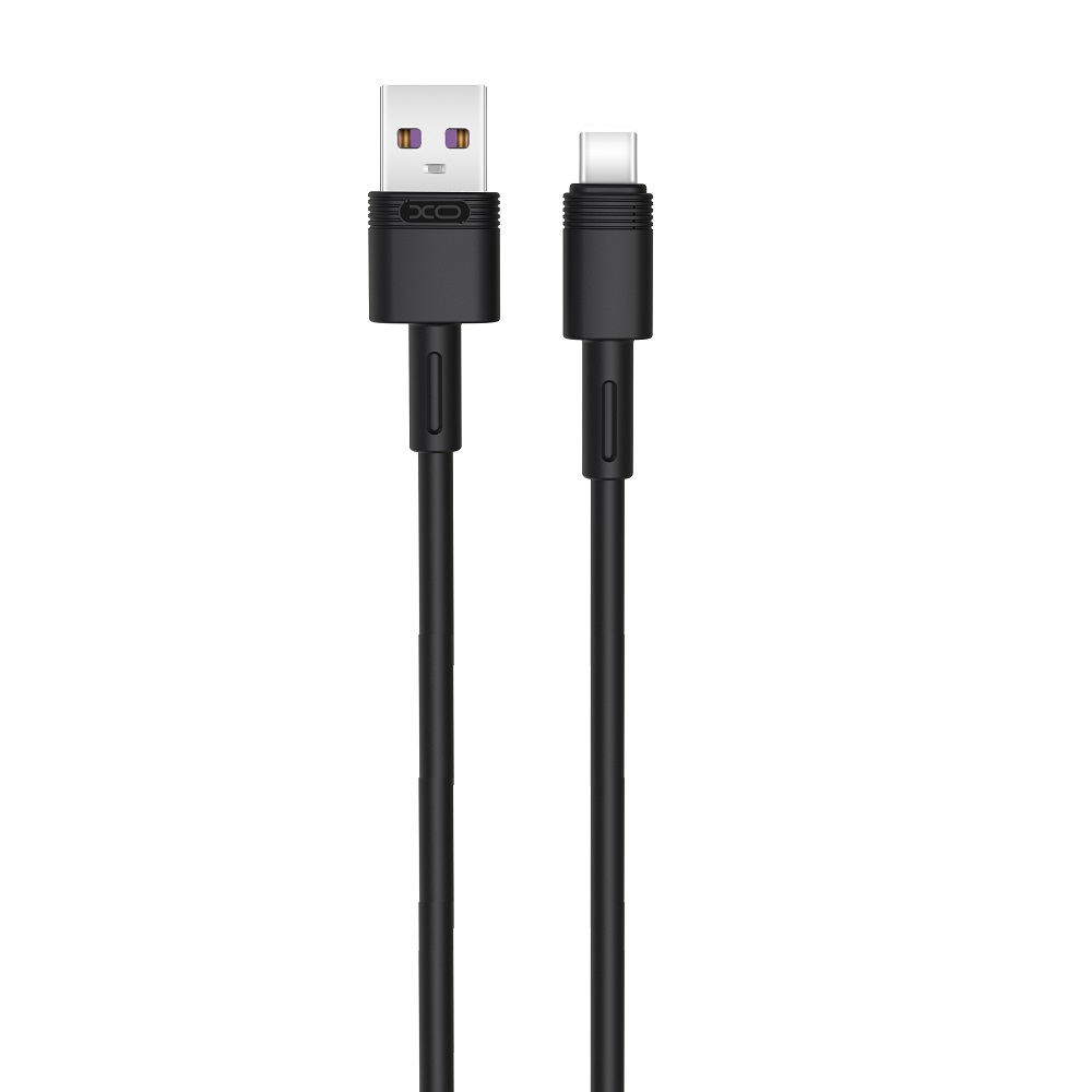 XO kabel NB-Q166 USB - USB-C 1,0 m 5A svart