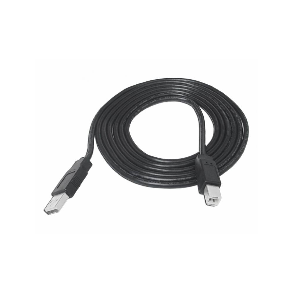 USB Printer kabel - A-Male to B-Male Cord 1 5m svart TFO Supplies Line
