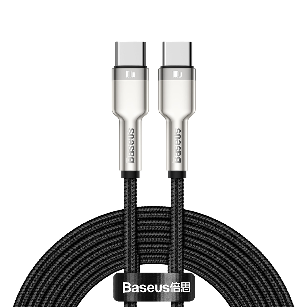 Baseus kabel Cafule Metal PD USB-C - USB-C 2,0 m svart 100W