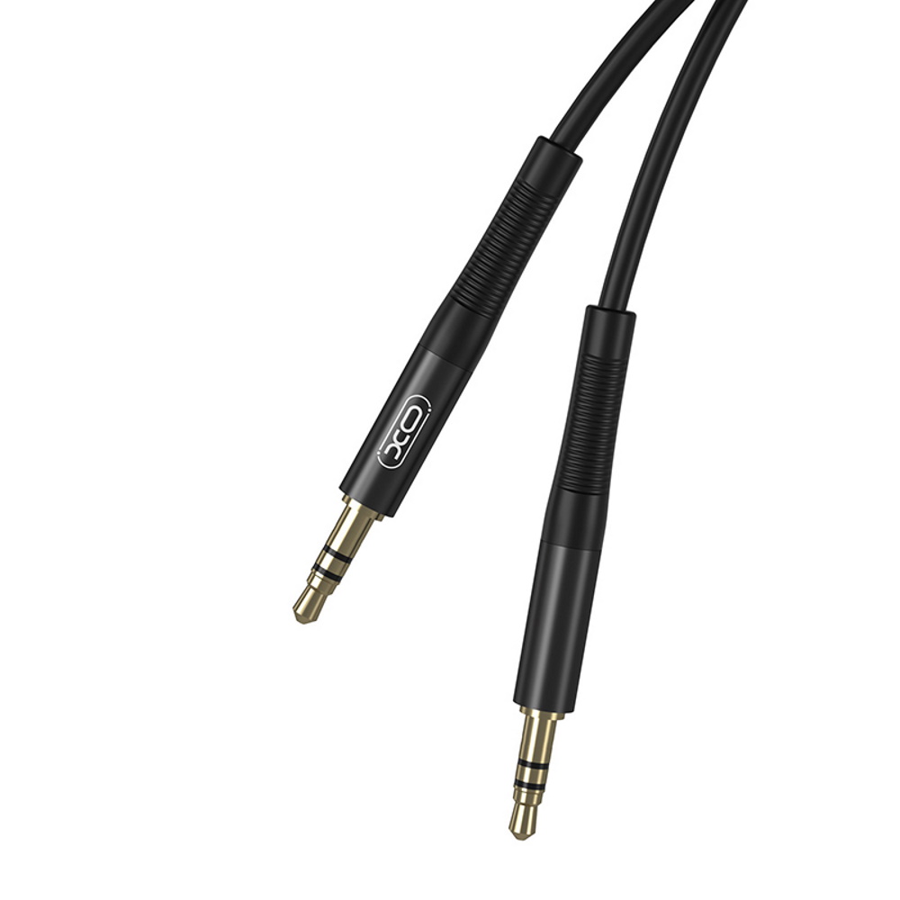 XO kabel audio NB-R175B jack 3,5mm - jack 3,5mm 2,0 m svart