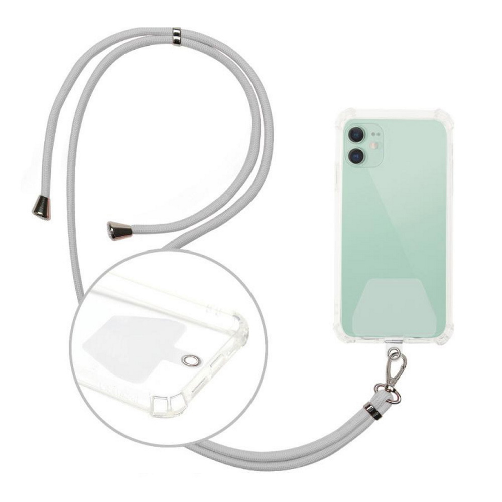 Universal neck strap för phones grå