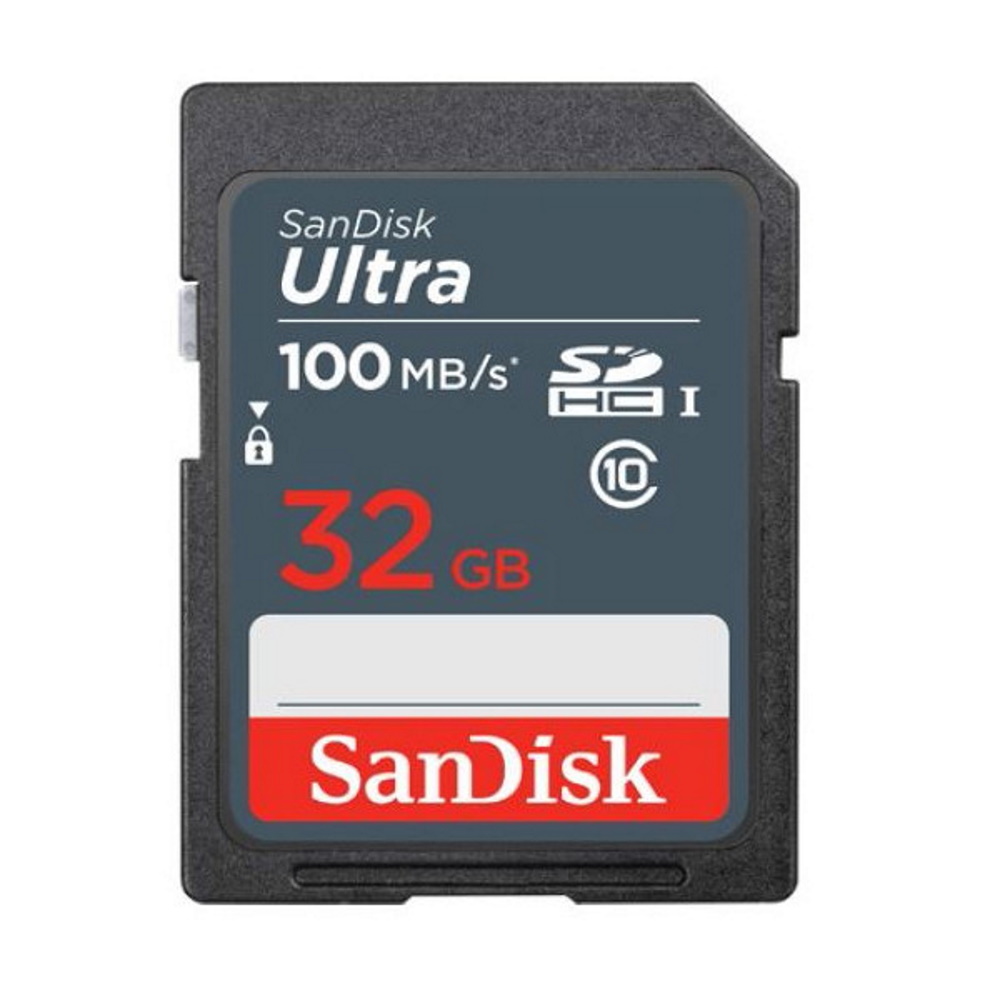 SanDisk memory card 32GB SDHC Ultra 100 MB / s