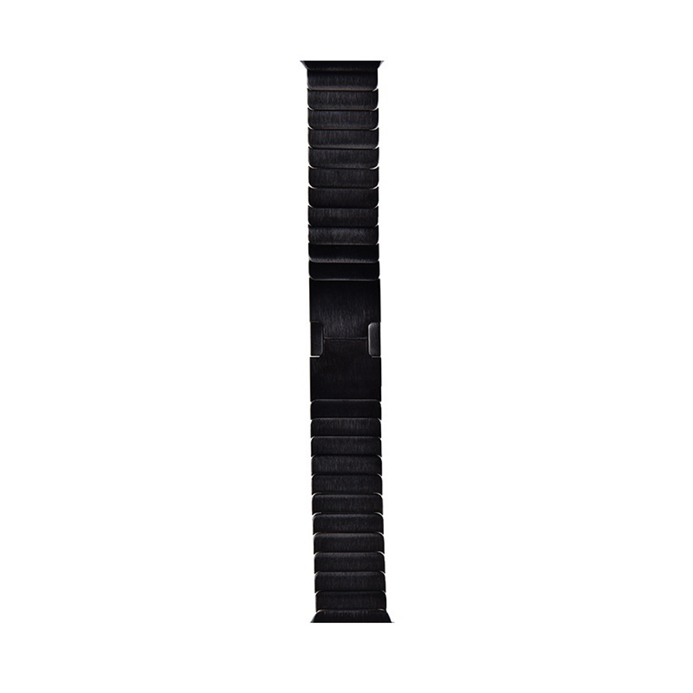 Devia strap Elegant Link Bracelet för Apple Watch 49mm / 46mm / 45mm / 44mm space svart
