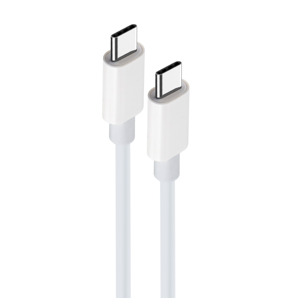 Maxlife MXUC-05 kabel USB-C - USB-C 2,0 m 100W vit
