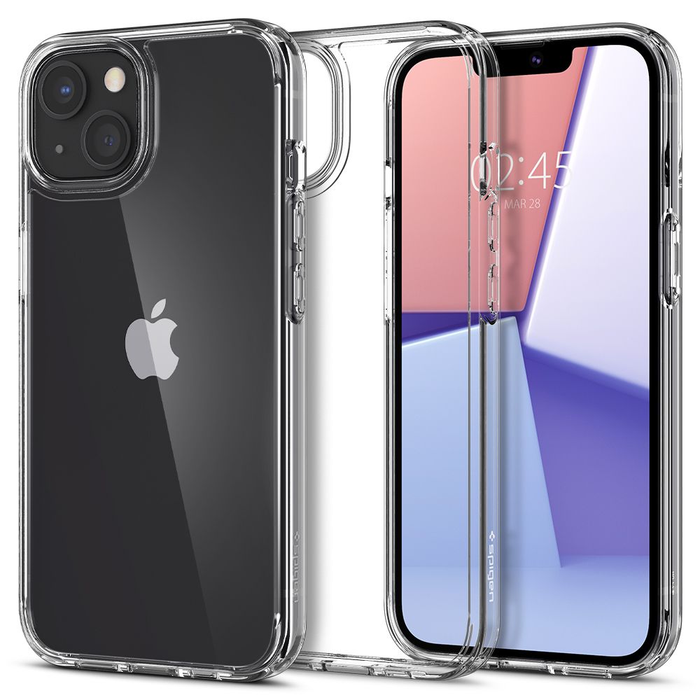 Spigen Ultra Hybrid fodral för iPhone 13 crystal transparent