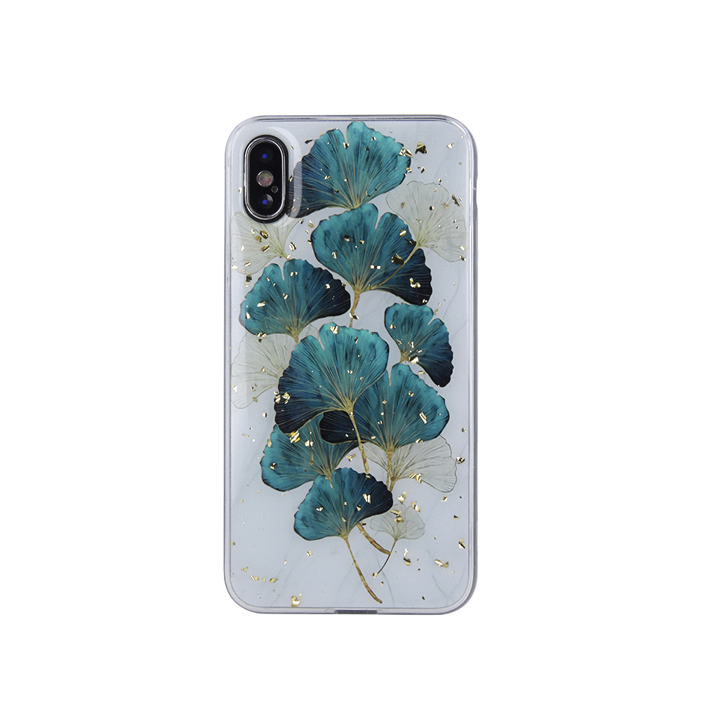 guld Glam skal för Xiaomi Redmi 14C 4G / 14C 5G / POCO C75 / Redmi 17C 4G leaves