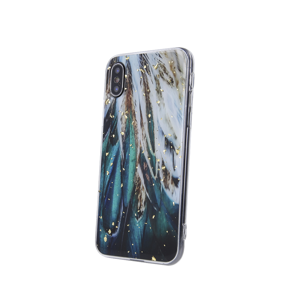 guld Glam skal för Samsung Galaxy A25 5G (global) feathers
