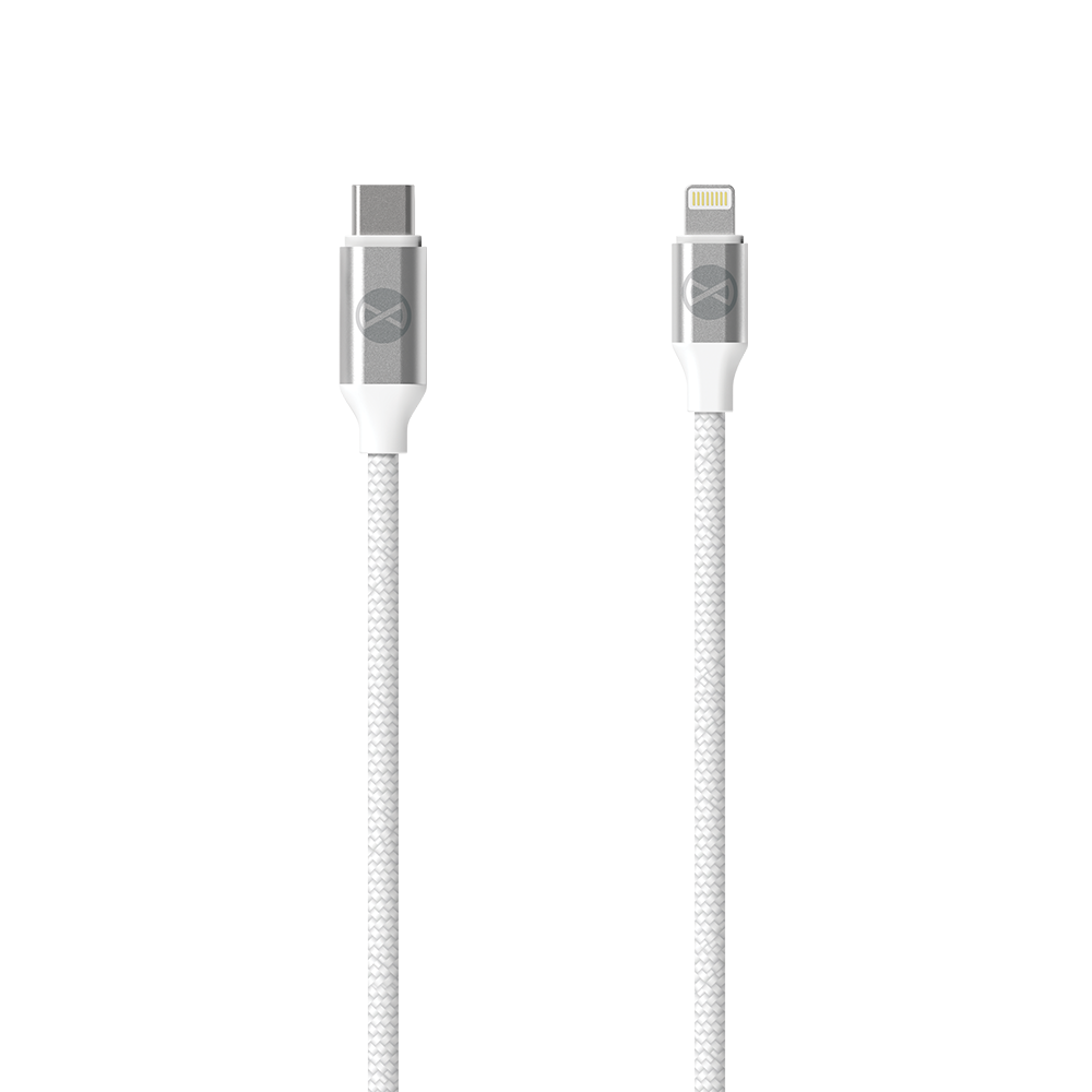 Forever MFI kabel USB-C - Lightning 1,2 m 3A 20W WHP12321 vit