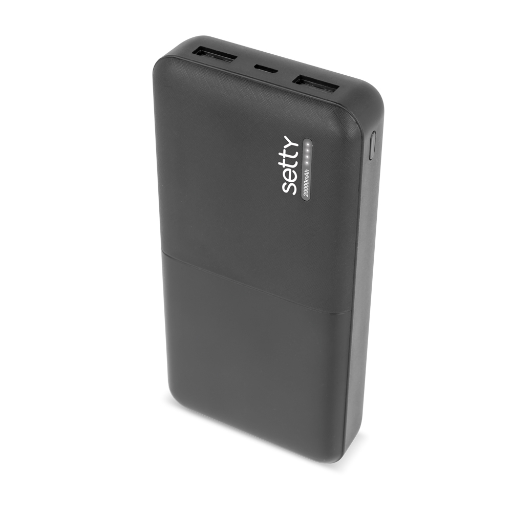 Setty power bank 20000 mAh SPB-20 svart