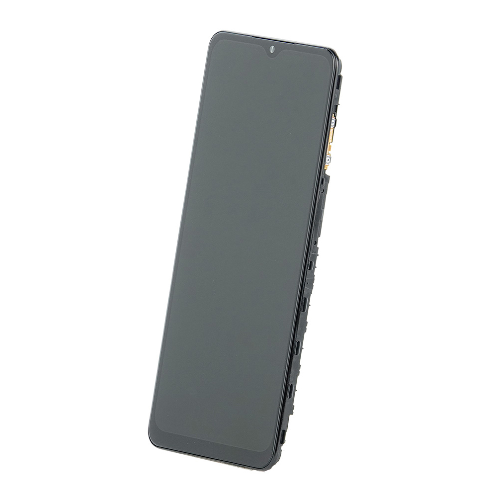 LCD + Touch Panel Samsung M12 M127 GH82-25042A GH82-25043A svart frame original