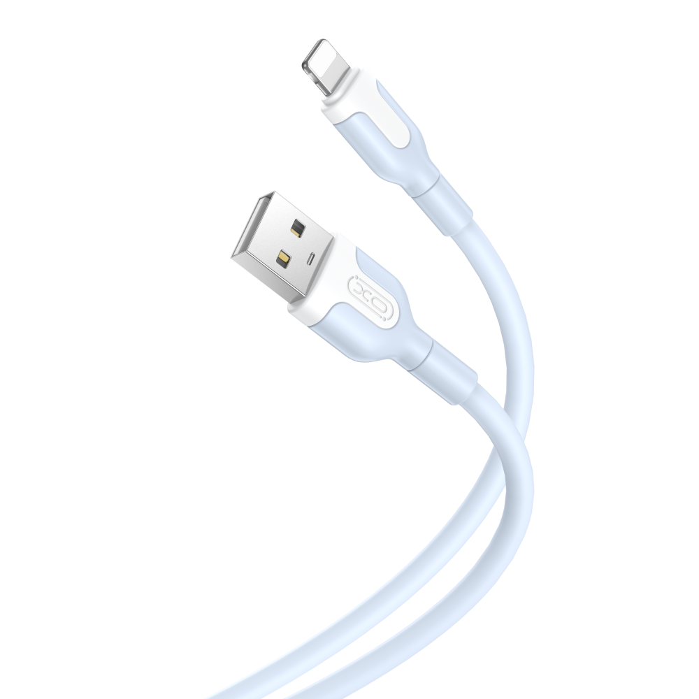 XO kabel NB212 USB - Lightning 1,0 m 2,1A blå