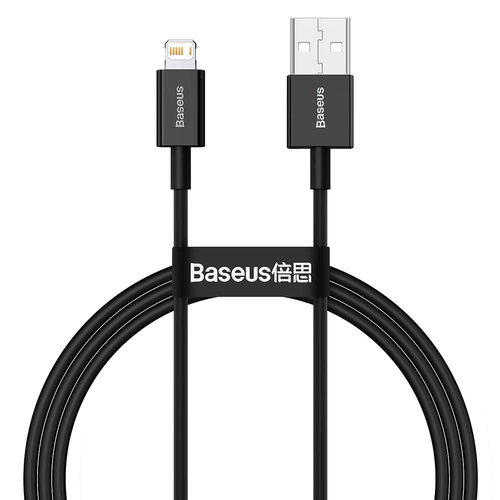 Baseus kabel Superior USB - Lightning 1,0 m 2,4A svart
