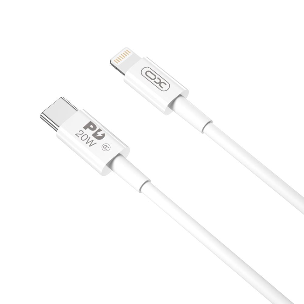XO kabel NB-Q189A PD USB-C - Lightning 1,0m 20W vit
