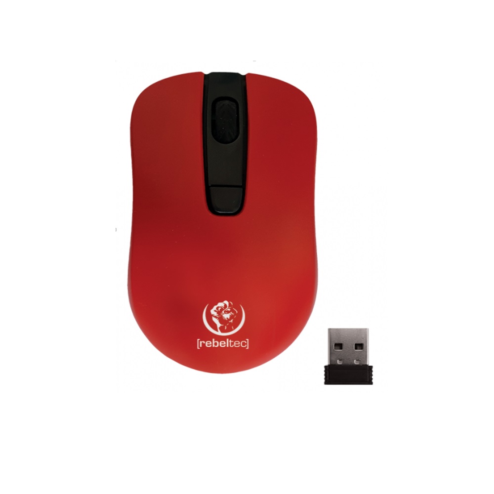 Rebeltec wireless mouse STAR röd