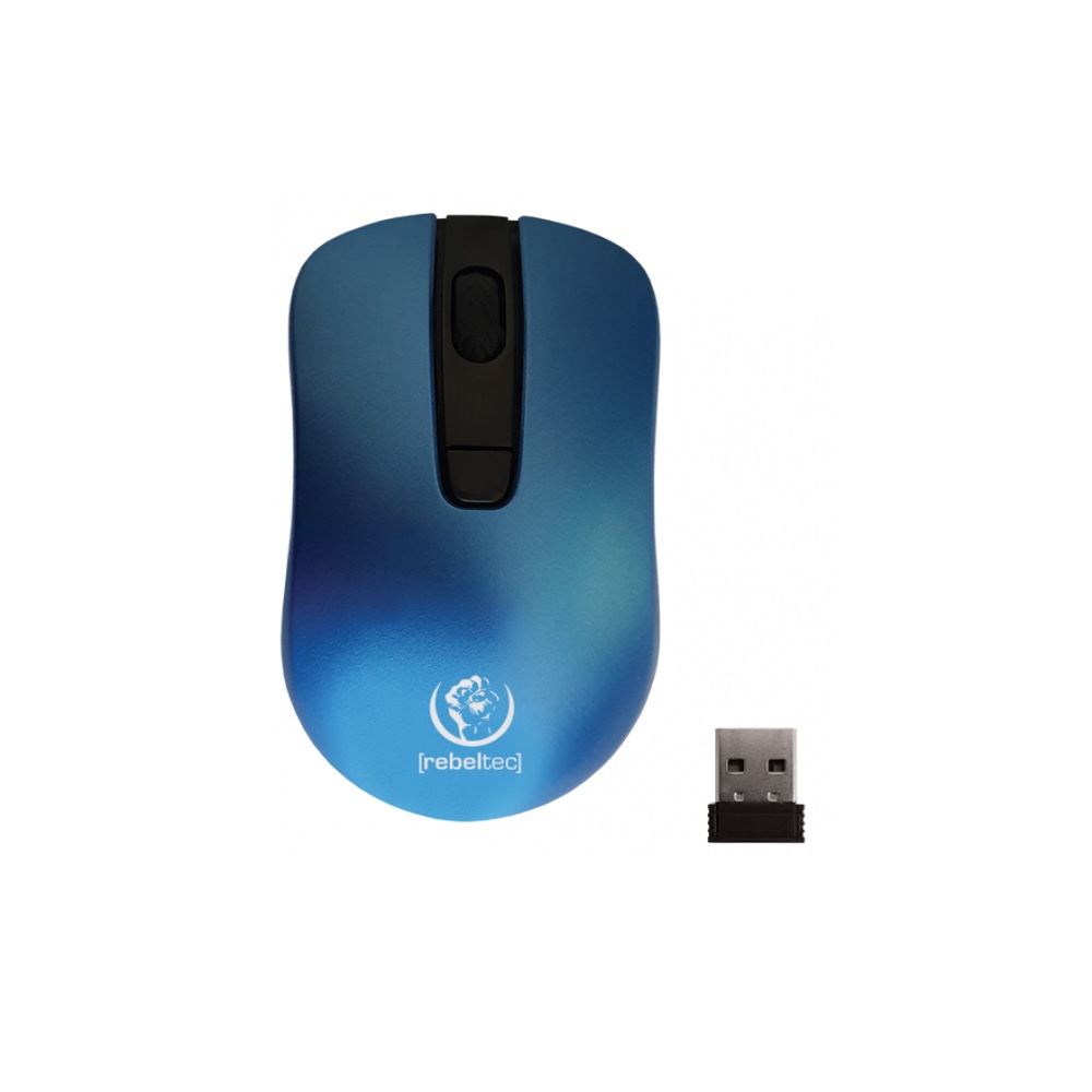 Rebeltec wireless mouse STAR blå
