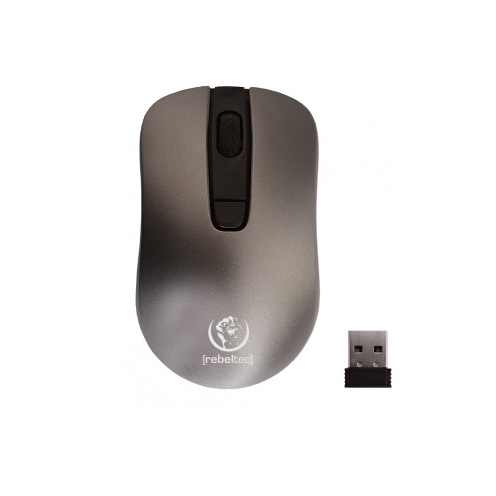 Rebeltec wireless mouse STAR grå