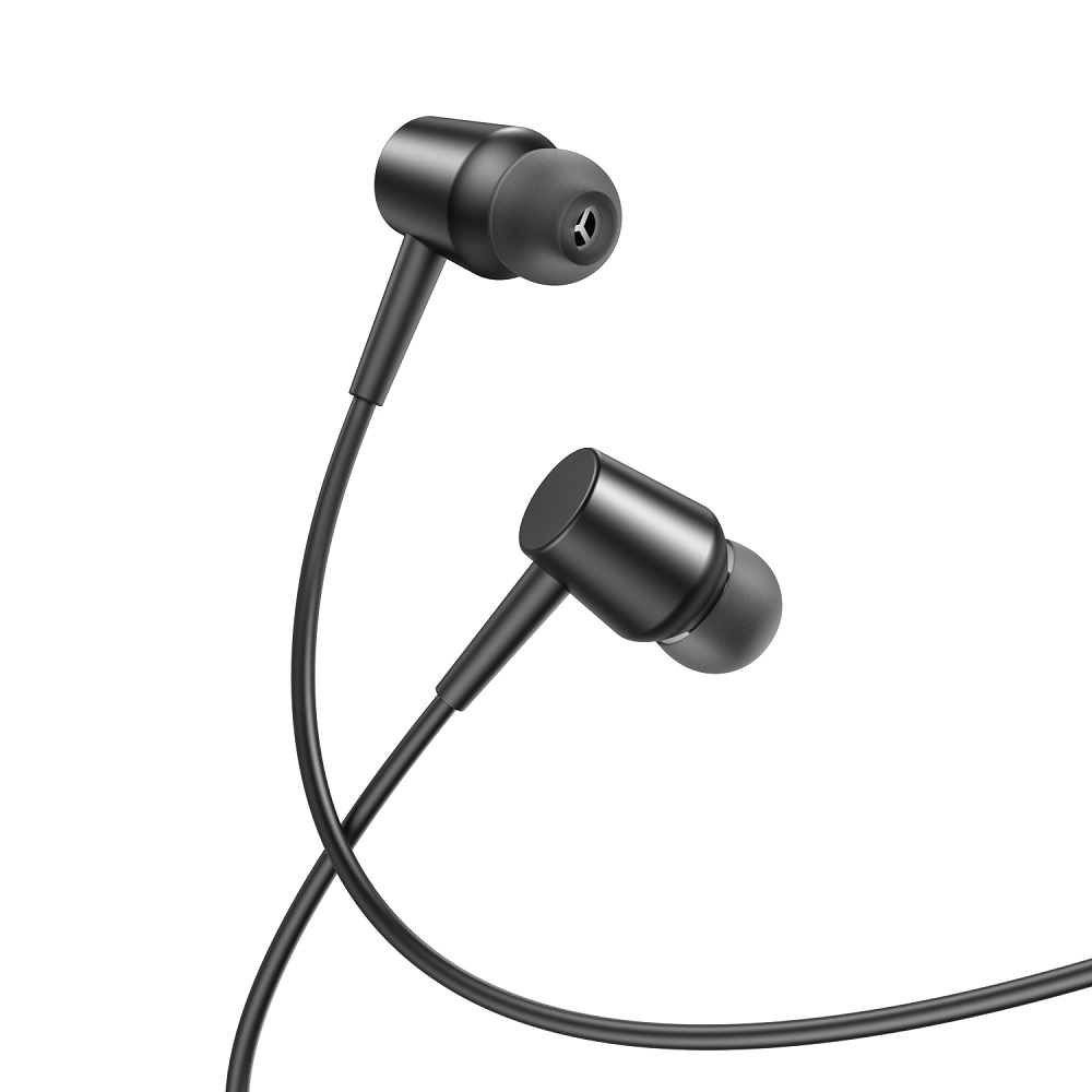 XO wired hörlurar EP57 jack 3,5mm svart