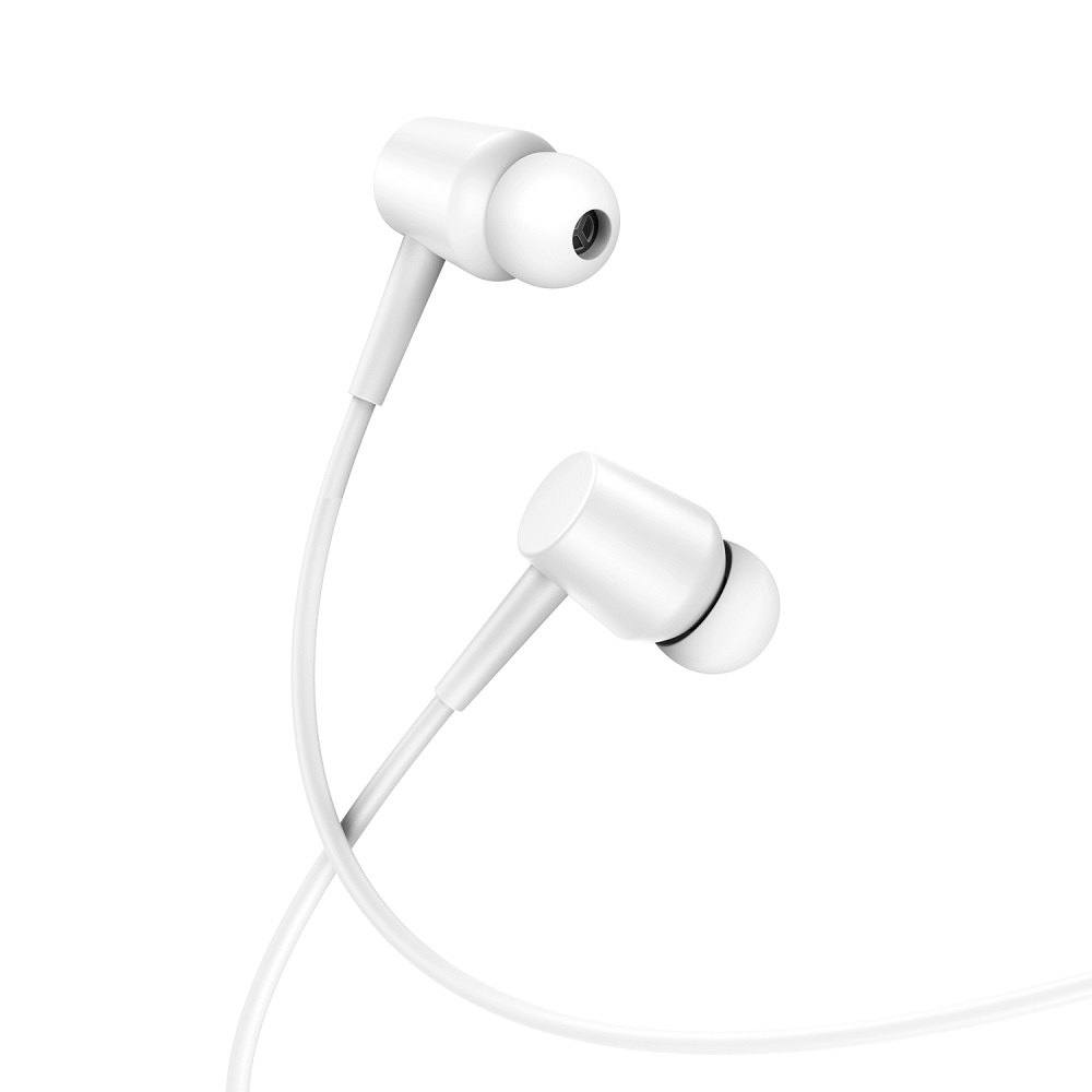 XO wired hörlurar EP57 jack 3,5mm vit