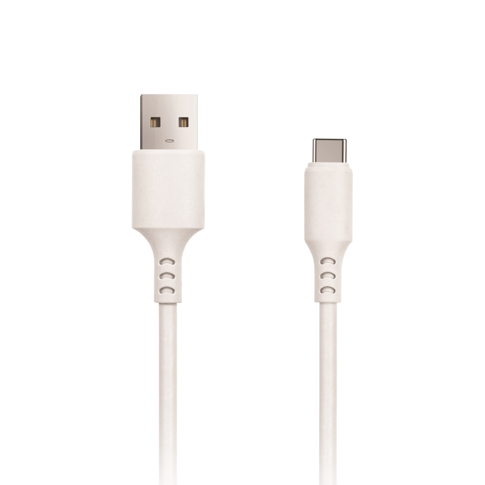 Setty kabel USB - USB-C 3,0 m 2A vit NEW