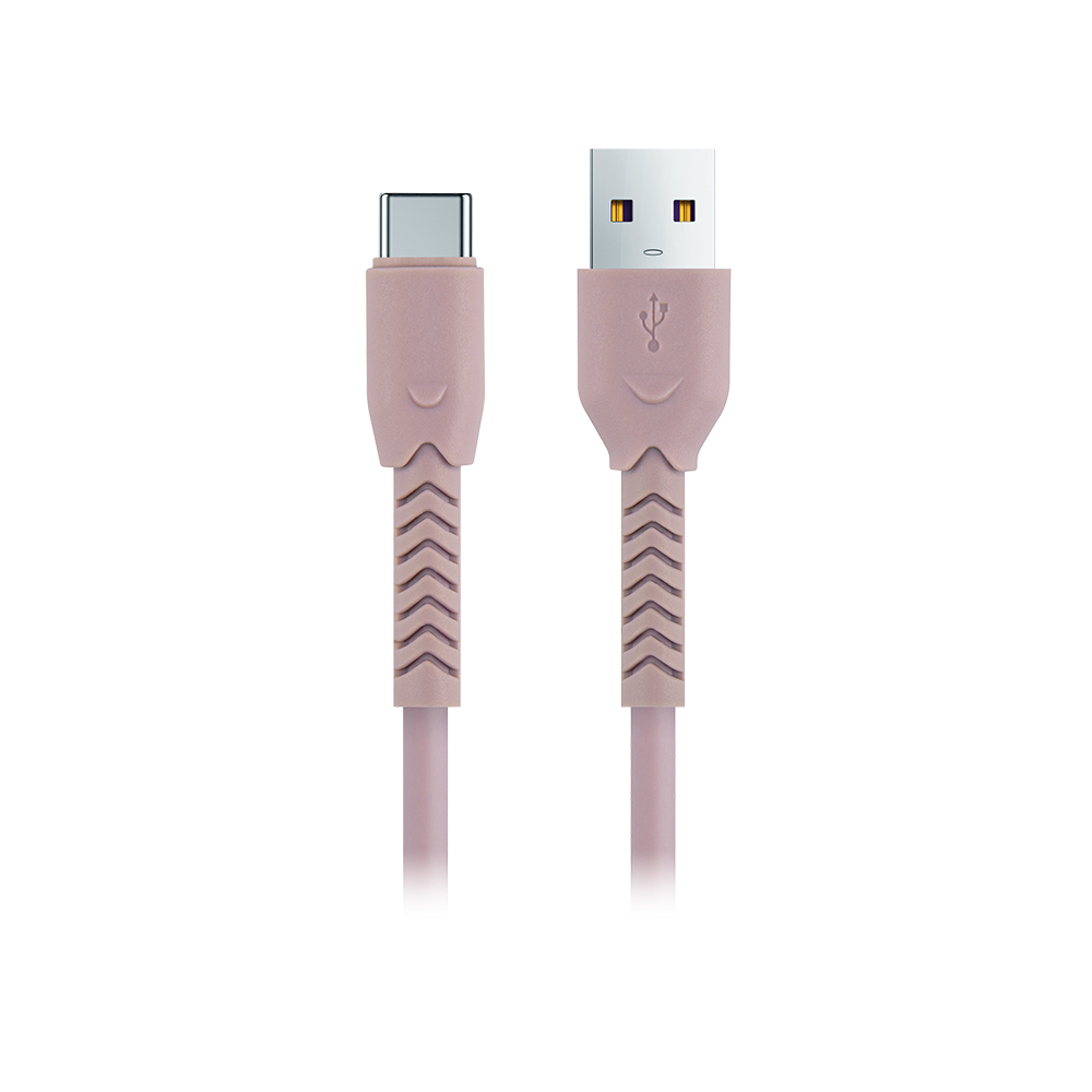 Maxlife MXUC-04 kabel USB - USB-C 1,0 m 3A rosa