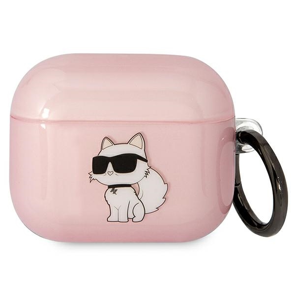 Karl Lagerfeld fodral för Airpods 3 KLA3HNCHTCP rosa Ikonik Choupette