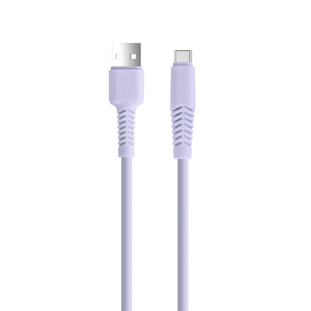 Setty kabel USB - USB-C 1,5 m 2,1A KSA-C-1 529 lilac