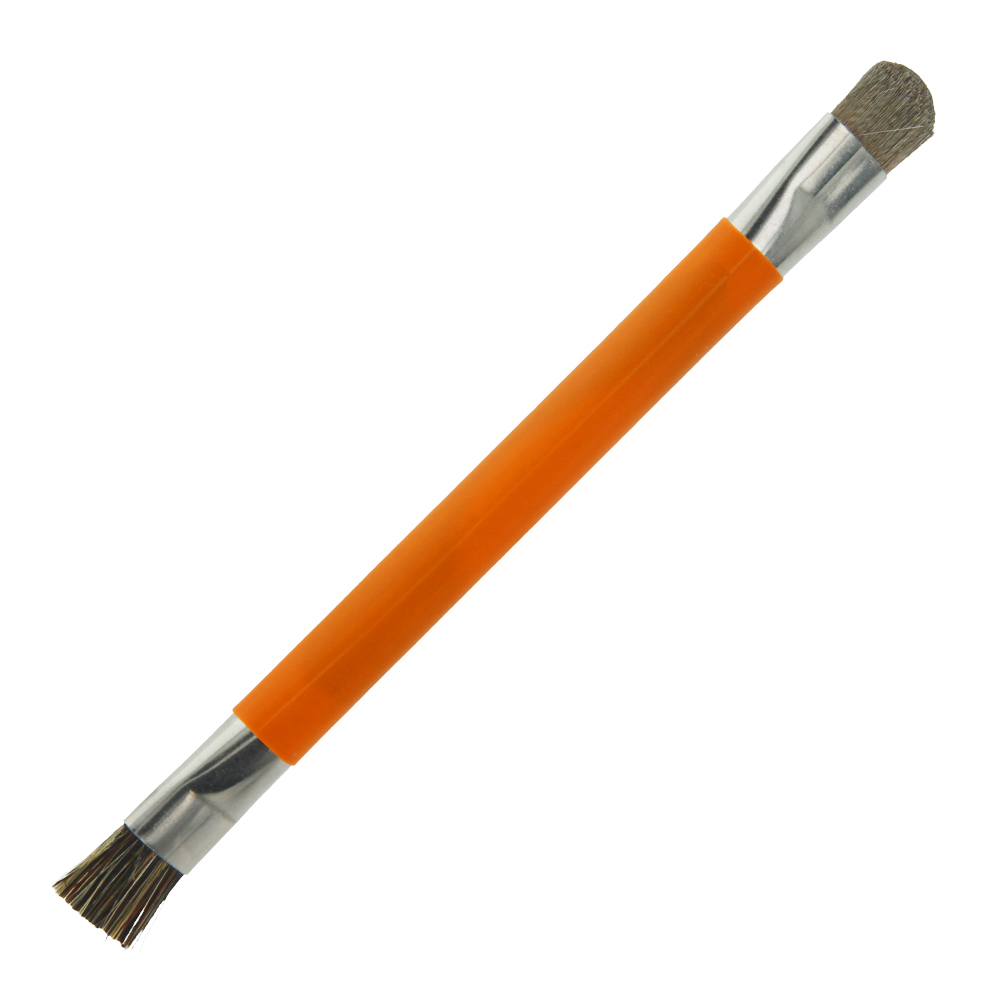 Double ended anti-static brush för cleaning and repair phones / electronic devices / PCB boards