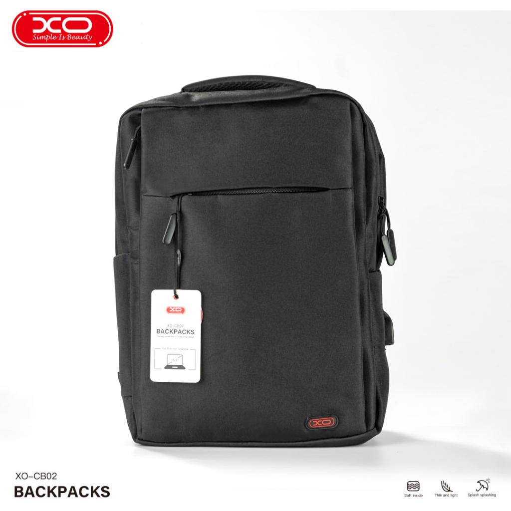 XO Laptop backpack CB02 15 6” svart