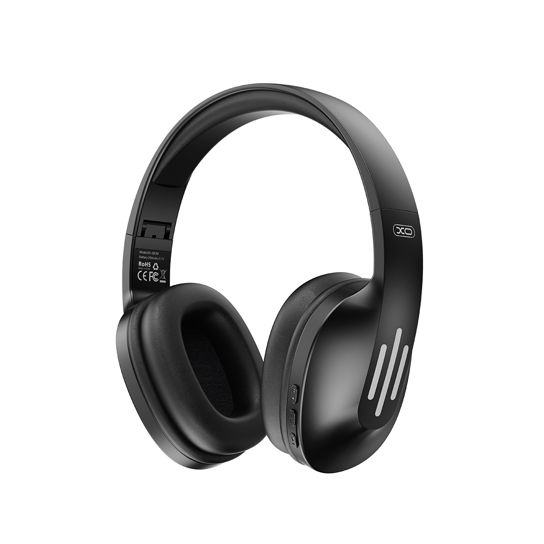 XO Bluetooth hörlurar BE39 svart