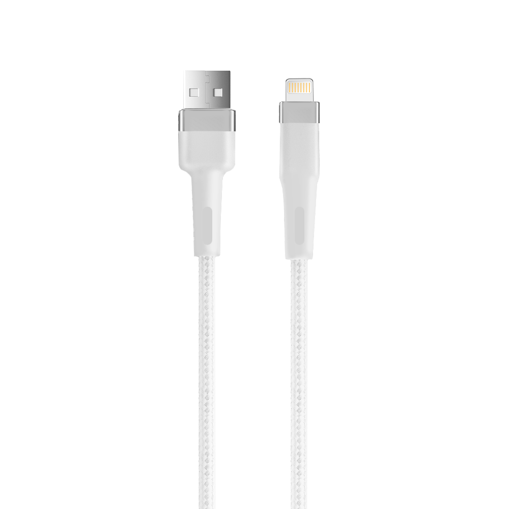 Setty USB - Lightning kabel 1,2 m 2A KNA-L-1 220 vit
