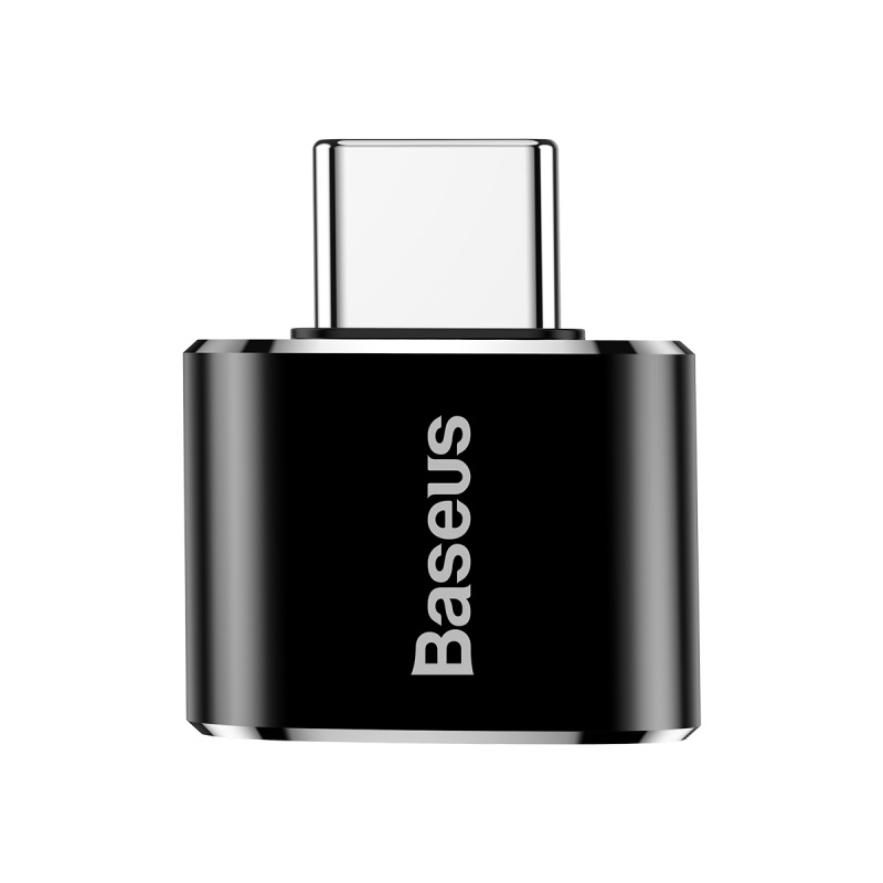 Baseus OTG adapter mini USB - USB-C converter svart
