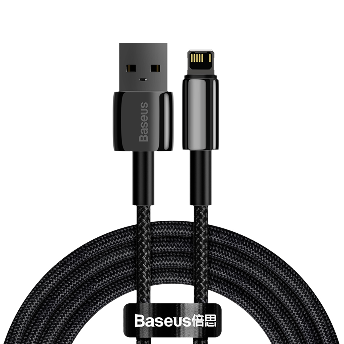 Baseus kabel Tungsten USB - Lightning 2,0m 2,4A svart