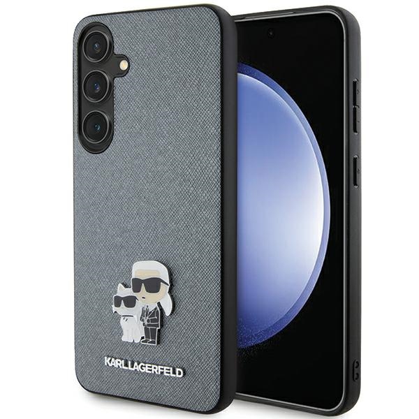 Karl Lagerfeld fodral för Samsung Galaxy S24 Plus KLHCS24MPSAKCMPG grå HC SAFFIANO KC PIN