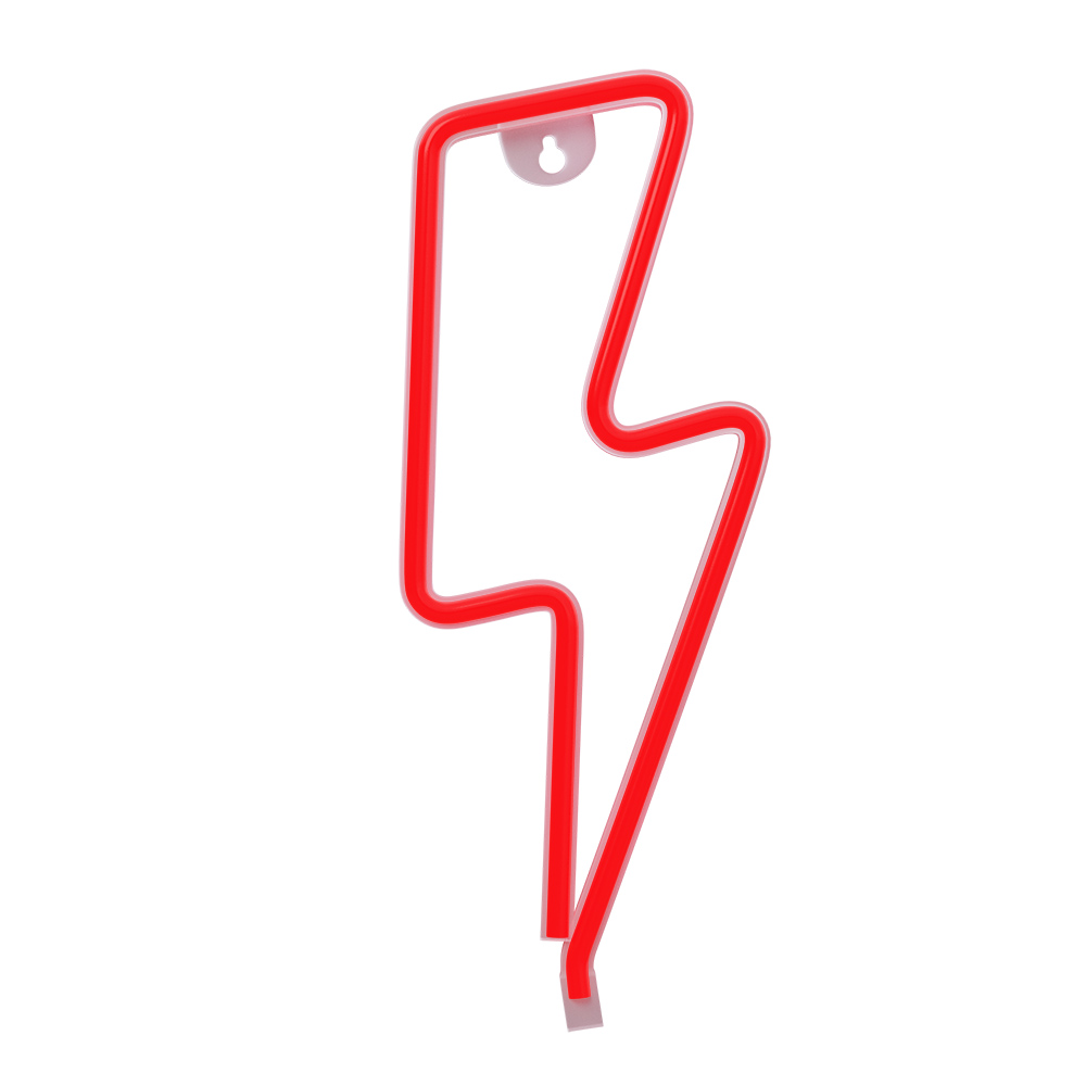 Neon LED Light BOLT röd Bat + USB FLNE06 Forever Light
