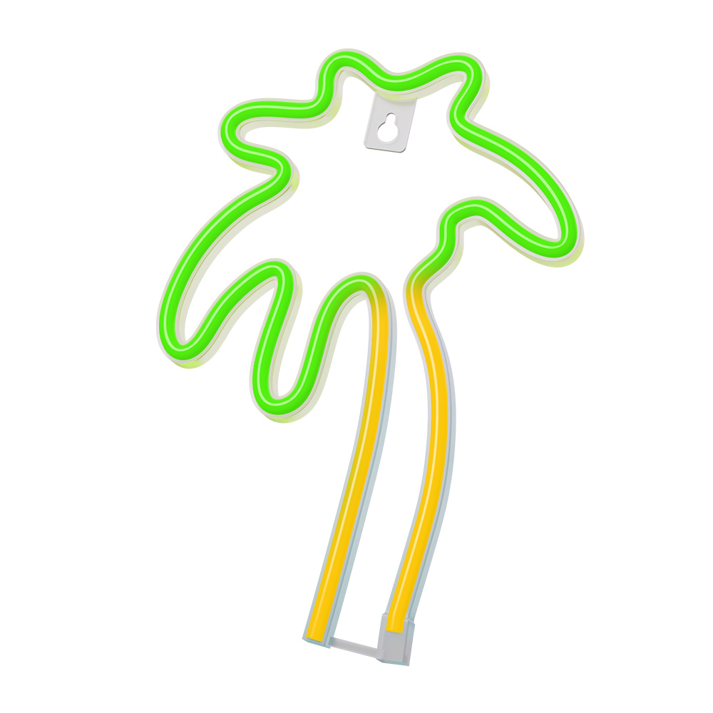 Neon LED Light PALM grön orange NNE04 Neolia