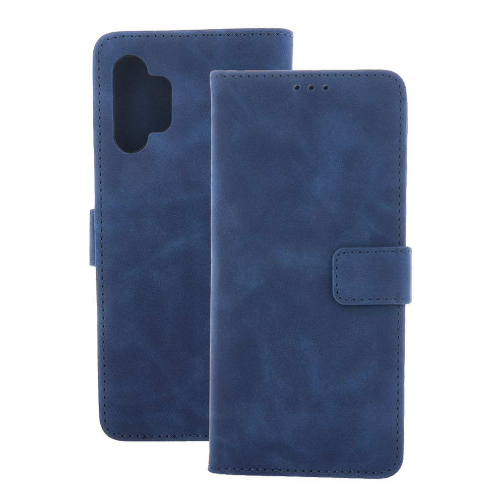 Smart Velvet fodral för Samsung Galaxy A27 5G marinblå