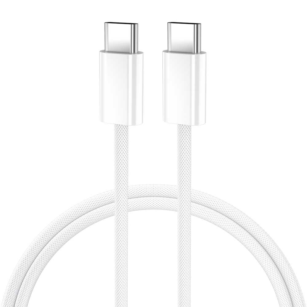 BWOO kabel USB-C - USB-C 1m 60W för iPhone 15 BO-X284 vit