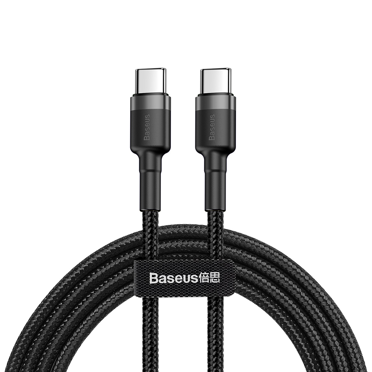 Baseus kabel Cafule PD 2 0 USB-C - USB-C 1,0m 3A grå-svart 60W