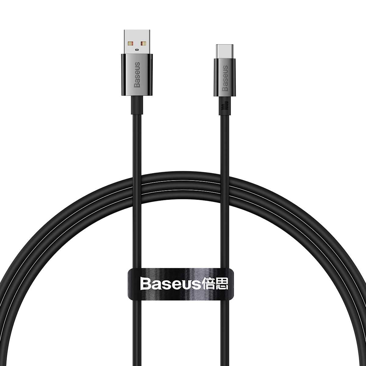 Baseus kabel Superior USB - USB-C 1,0m cluster svart 100W