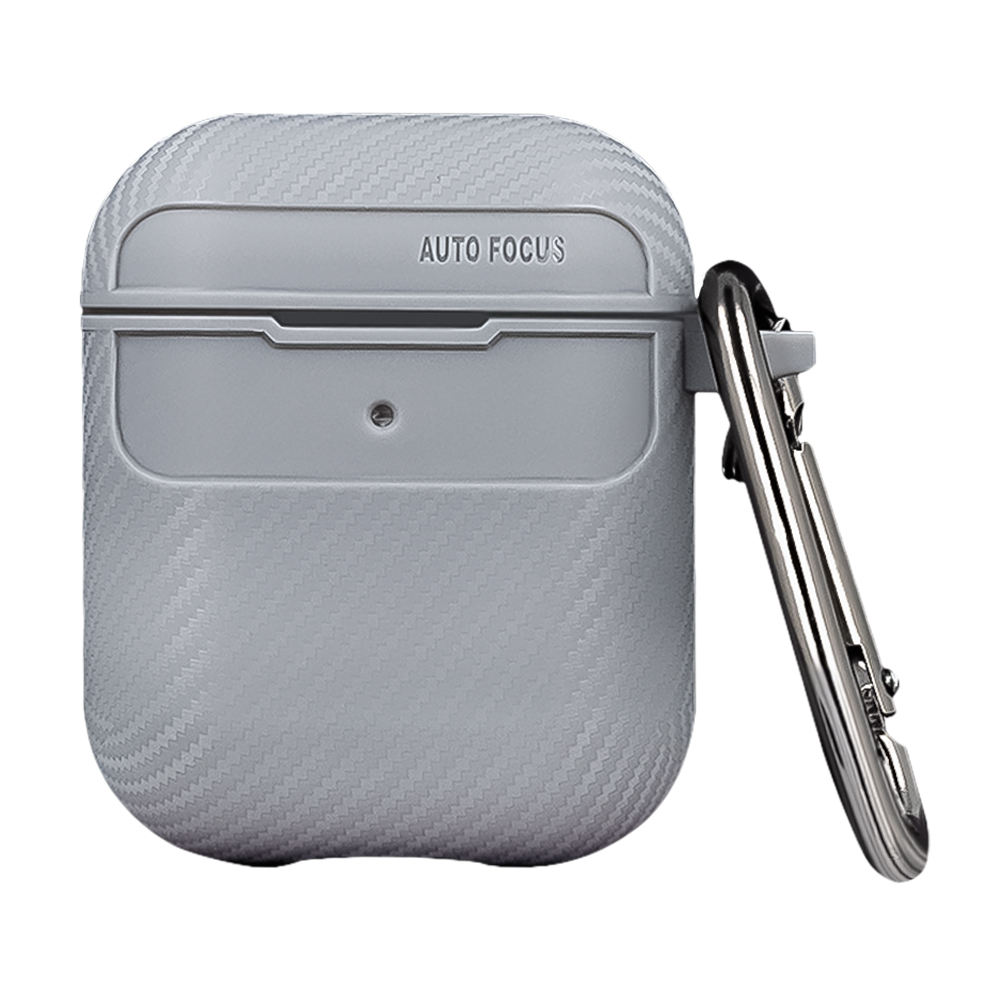 Carbon fodral för Airpods / Airpods 2 grå