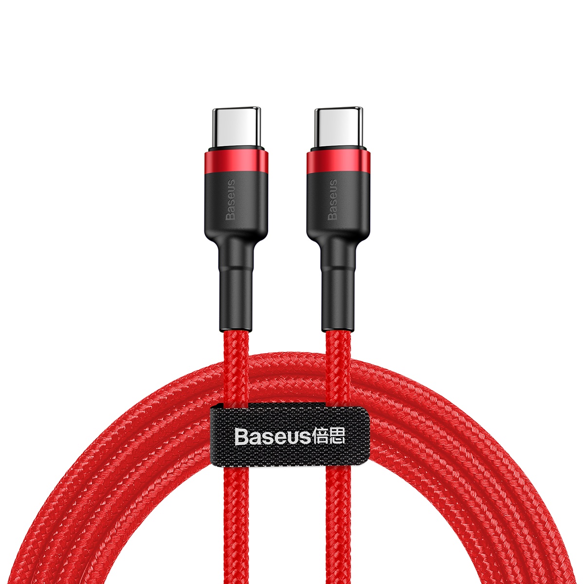 Baseus kabel Cafule PD 2 0 USB-C - USB-C 2,0m 3A röd 60W